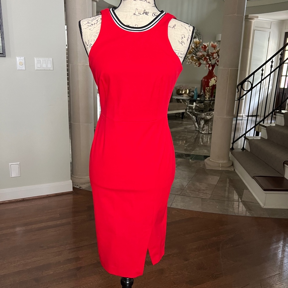 Banana Republic bodycon red dress
